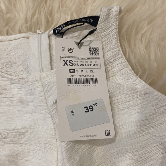 ZARA Crop Top Cut Out Shoulders - Picture 11 of 11